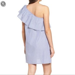 Ruffle One Shoulder Dress